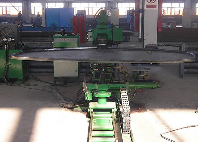   Abnormity flat-bottomed dished end folding machine flange machine(圖1)