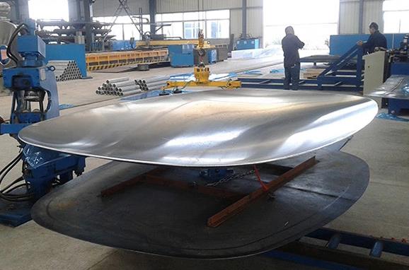   Abnormity flat-bottomed dished end folding machine flange machine(圖2)
