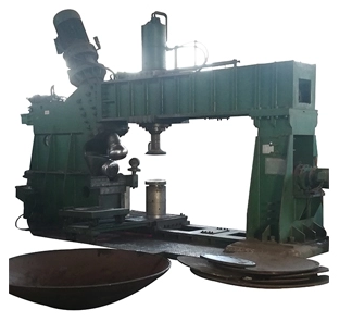 hydraulic 6 meters head dished end spinning flanging machine for sale(圖2)